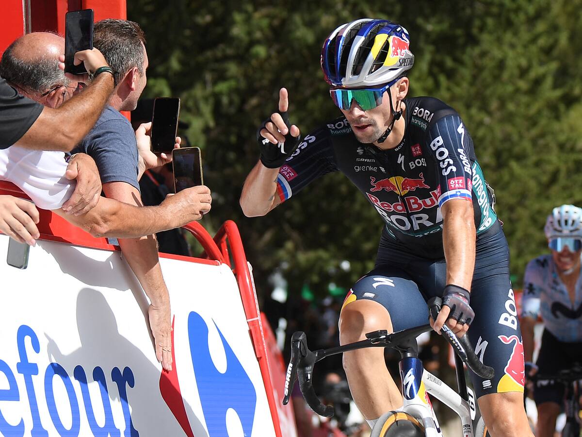 Roglic se quedó con la etapa 8 de La Vuelta, que tuvo gran desempeño de Harold Tejada