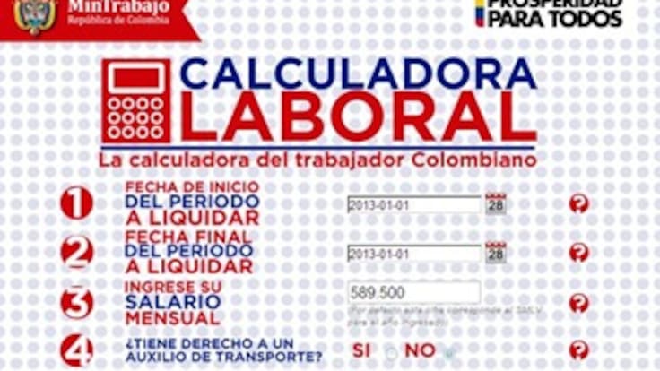 Gobierno lanza herramienta para calcular prestaciones sociales por Internet