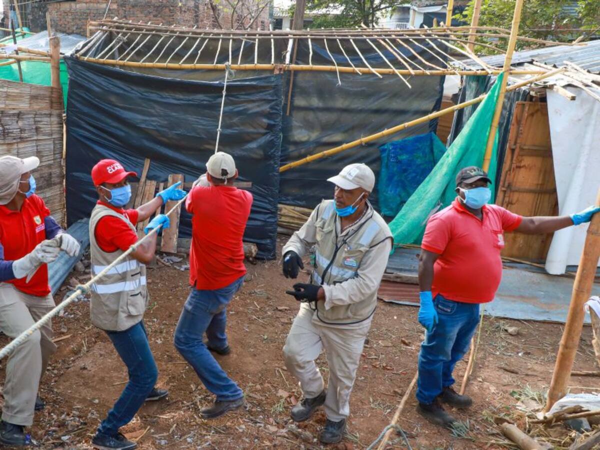 70 familias fueron desalojadas de un lote propiedad del municipio