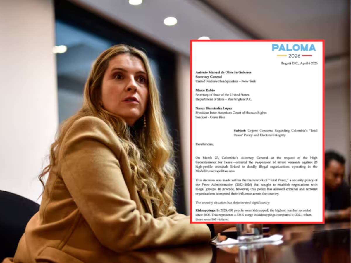 Paloma Valencia alertó riesgos en elecciones presidenciales y solicitó vigilancia internacional