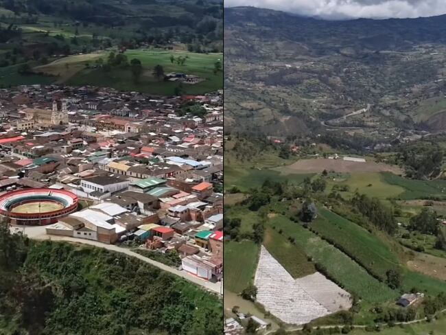 Une, Cundinamarca, imágenes tomadas de la cuenta oficial de TikTok de 'Colombiabacana'.