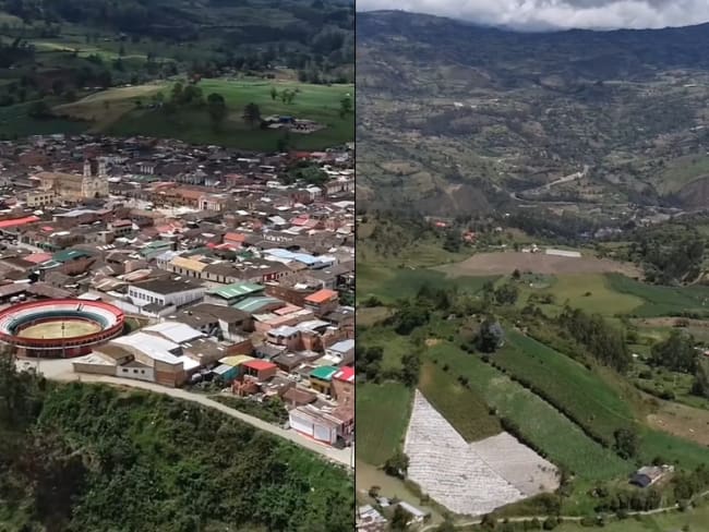Une, Cundinamarca, imágenes tomadas de la cuenta oficial de TikTok de 'Colombiabacana'.