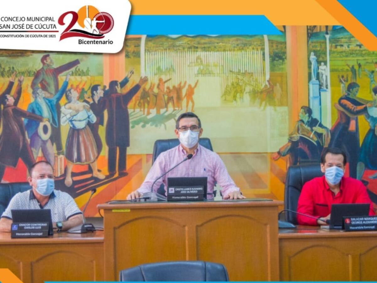 Concejo de Cúcuta adelanto elección de mesa directiva para el 2022