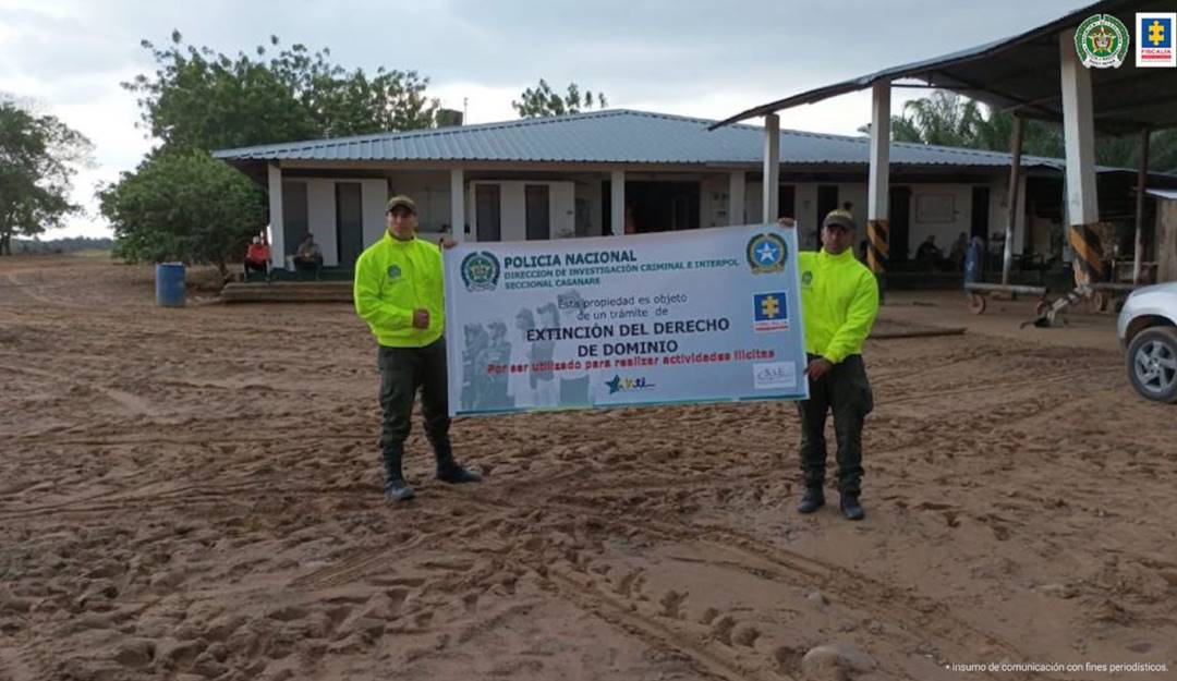 Operativo de extinción Fiscalía