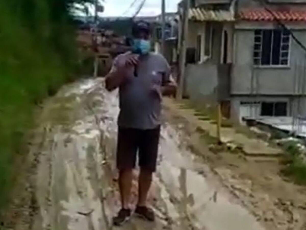 VIDEO: Habitantes de Floridablanca reclaman mejores vías