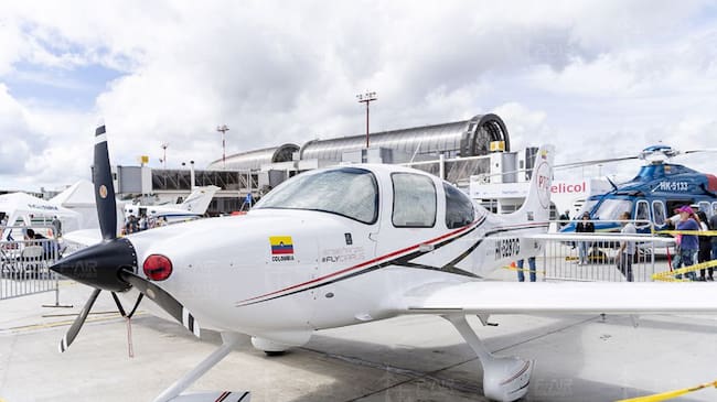 La feria de la industria aeronáutica lleva nueve versiones presenciales durante 18 años