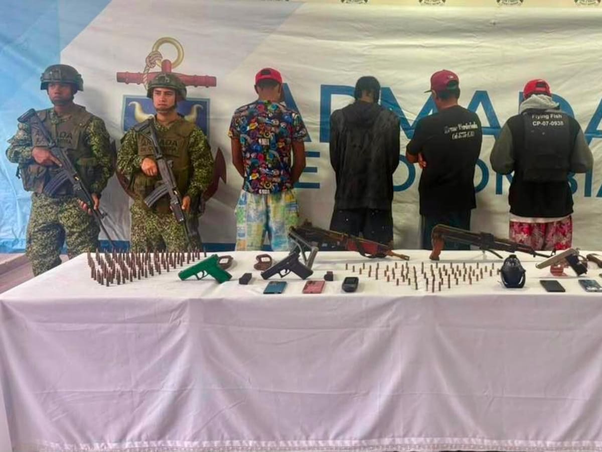 Capturan a cuatro extranjeros con material de guerra en San Andrés