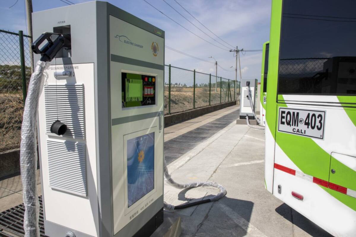 Puntos de recarga de los buses