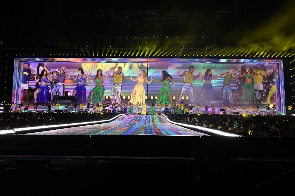 Shakira en Copacabana, Brasil. Foto: Getty Images.