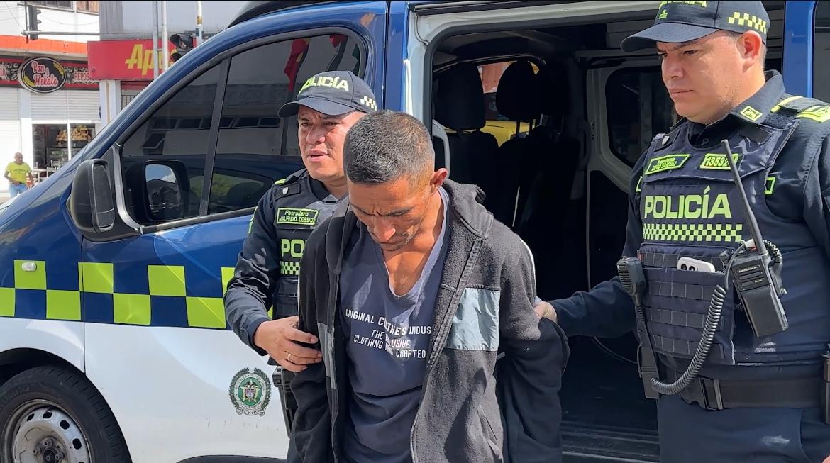 Alias 'La Araña', presunto delincuente de Pereira - foto: Policía Nacional