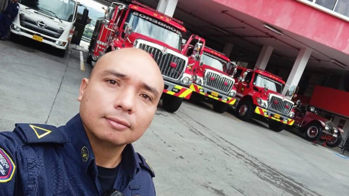 Bombero de Pereira viajó a Venezuela para apoyar las labores de búsqueda y rescate