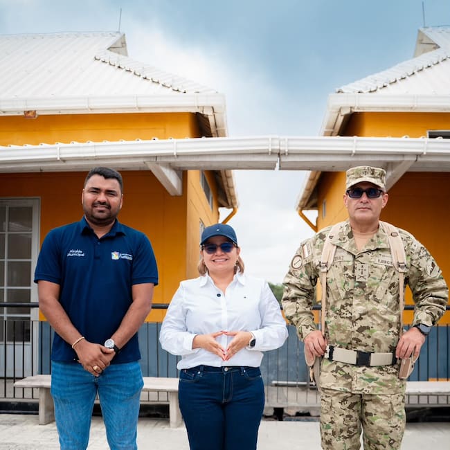Inaugurada Base Militar Transitoria en Puebloviejo, Magdalena/ Gobernación del Magdalena.