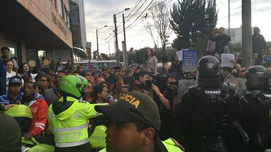 Rafael Uribe fue trasladado al juzgado de Paloquao Foto: La W.