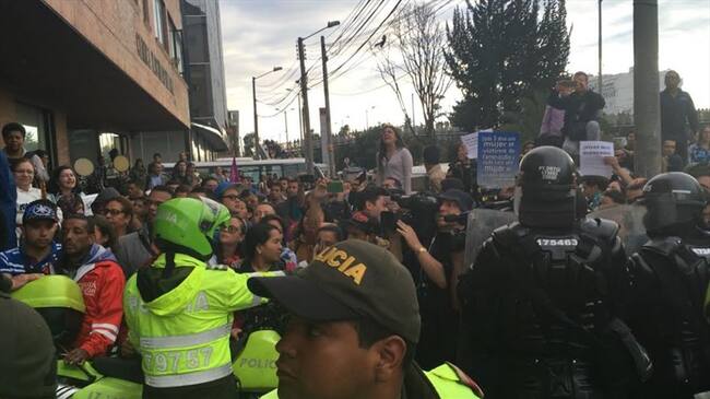 Rafael Uribe fue trasladado al juzgado de Paloquao Foto: La W.