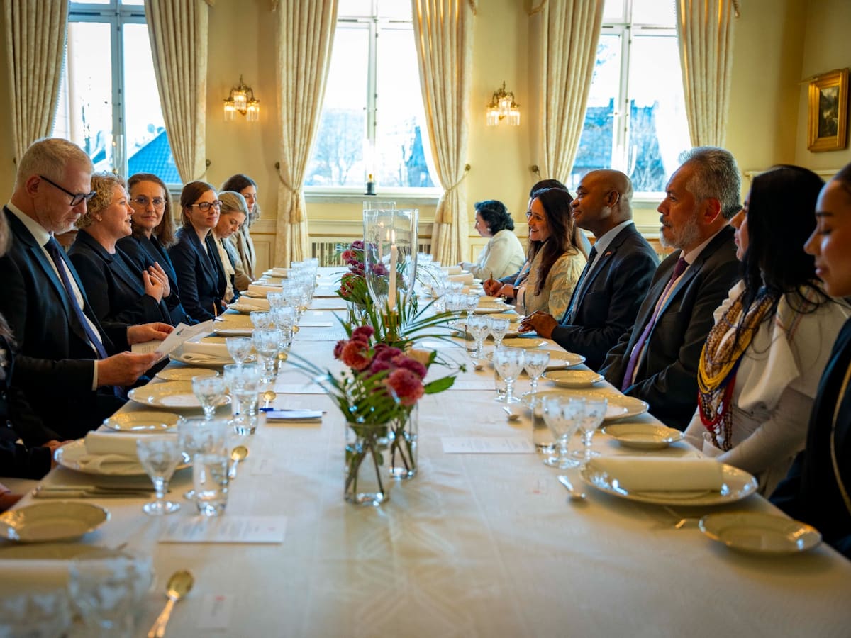 Murillo se reúne con autoridades Noruegas en contexto del 8º Aniversario de Acuerdo de paz