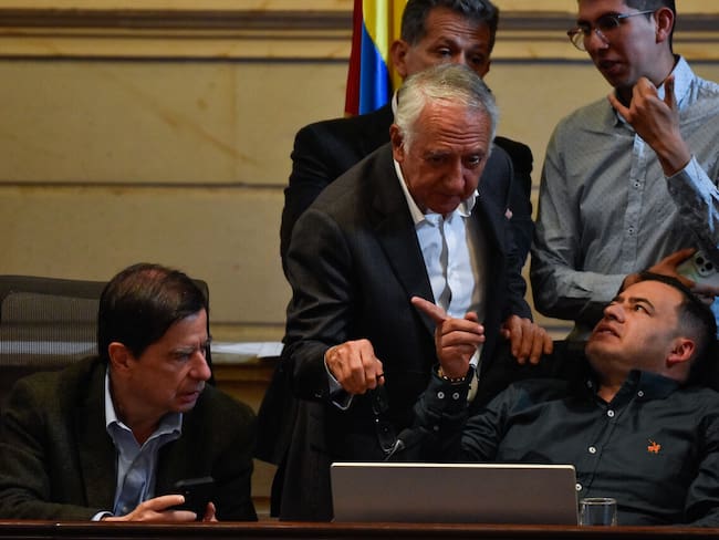 Bogotá. Diciembre 17 de 2024. En la Plenaria de la Cámara de representantes en sesión extraordinaria, se lleva a cabo el debate a la reforma de la salud. (Colprensa - Cristian Bayona).