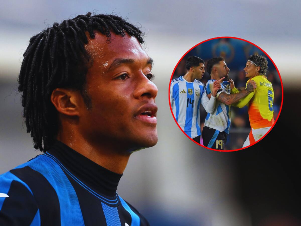 Juan Cuadrado defendió a Ríos por cruce con Otamendi: “Los argentinos tienen esto de bajar la caña”