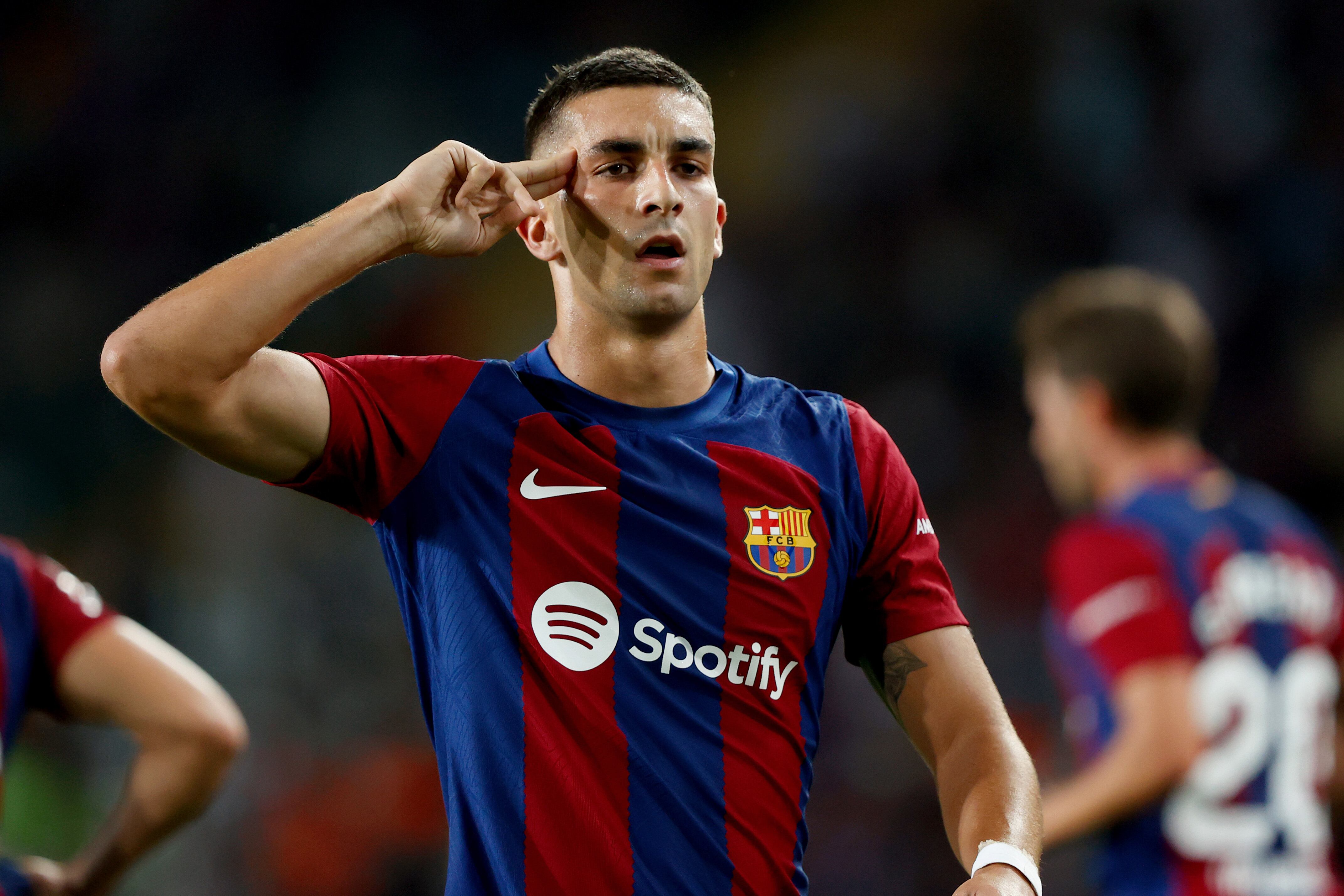 Ferran Torres con el FC Barcelona en la segunda fecha de LaLiga EA Sports  (Photo by David S.Bustamante/Soccrates/Getty Images)