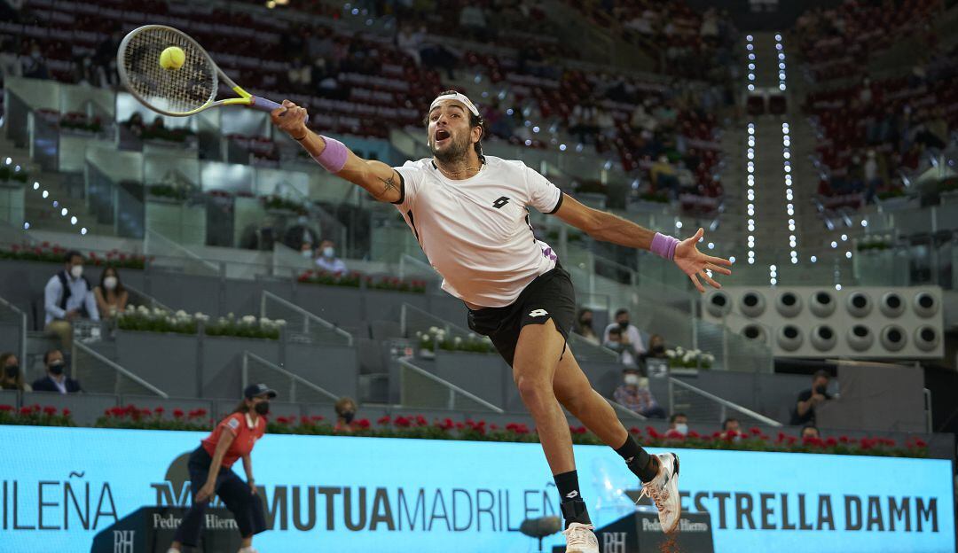 Matteo Berrettini se cita con Zverev en la final del Masters 1000 de Madrid