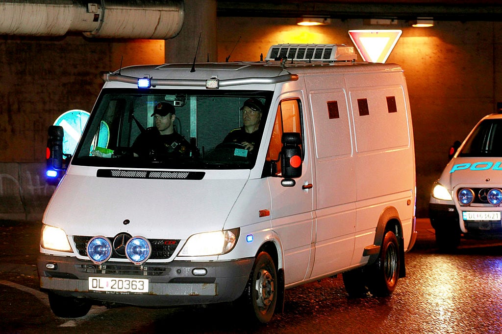 Policía en Oslo, Noruega. (Photo credit should read Bendiksby, Terje/AFP via Getty Images)