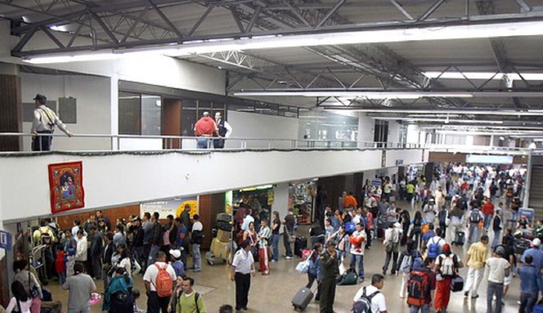 Pasajeros terminal de transporte 