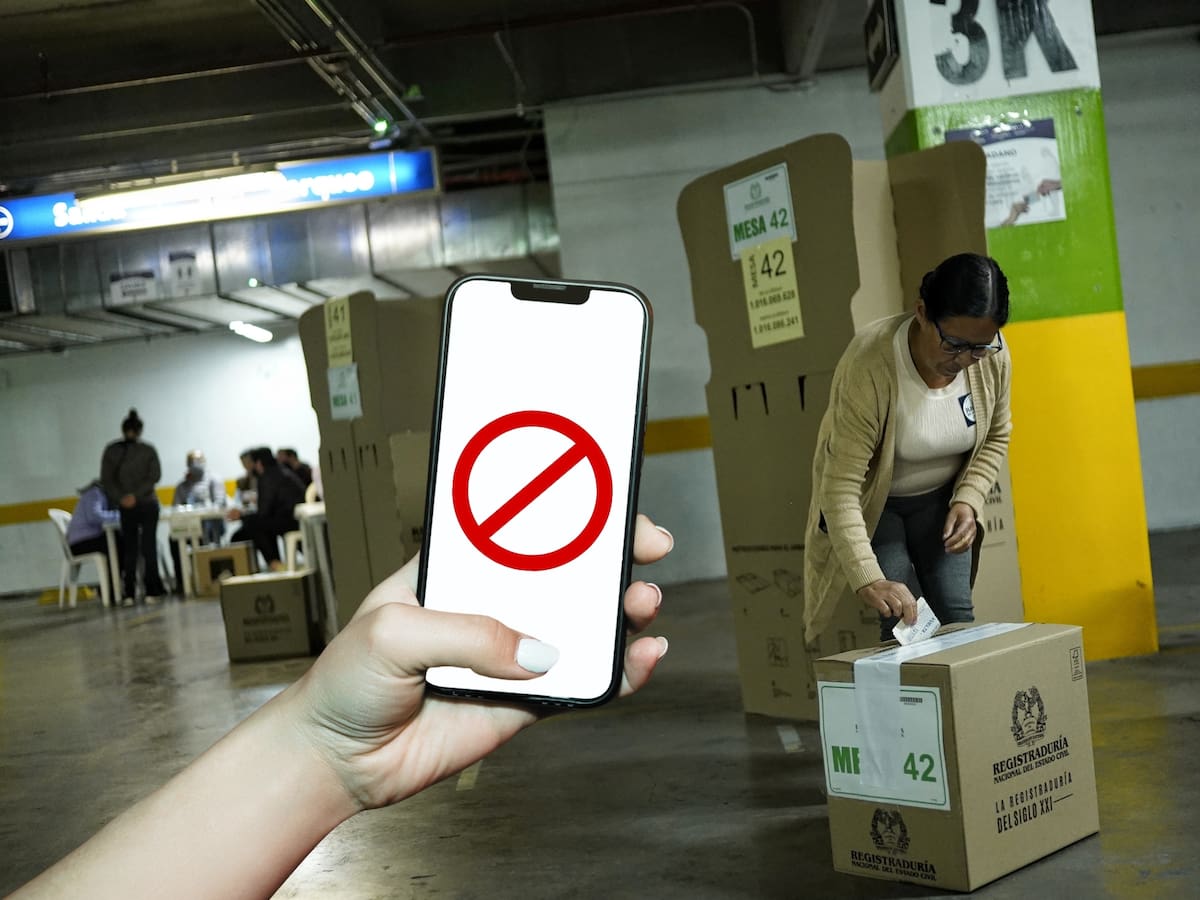 Se prohíbe el uso de celulares y otros dispositivos en mesas de votación ¿por qué? esto dice la ley