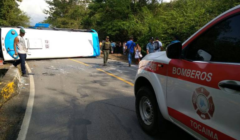 accidente buseta empresa tequendama 