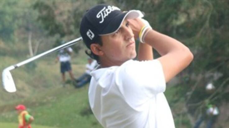 El colombiano David Vanegas es co-líder del Pacific Rubiales de Golf