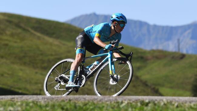Miguel Ángel López, durante su paso por el Astana en el Tour de Francia del 2020.