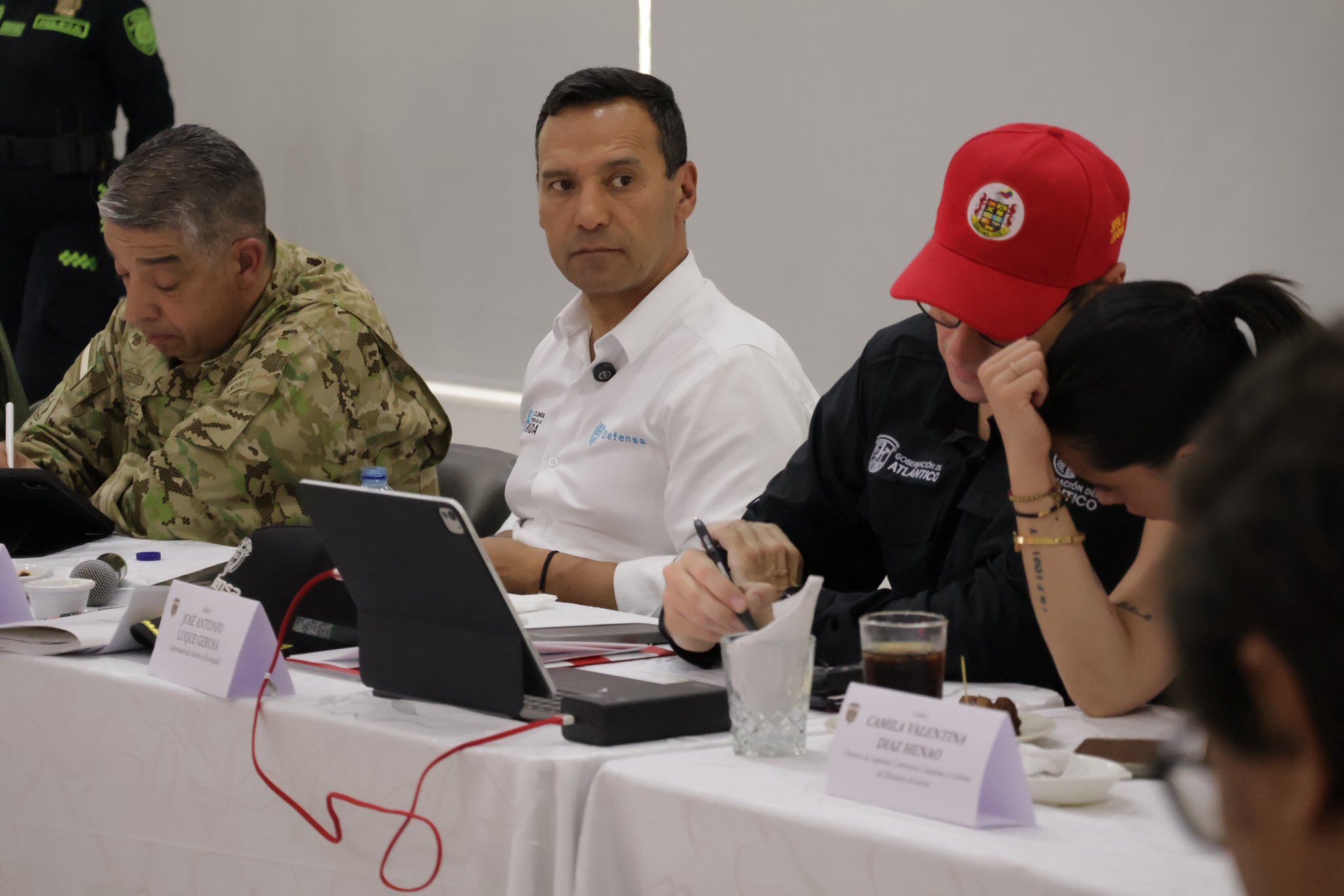 Pedro Sanchez, ministro de Defensa / Alcaldía de Baranoa