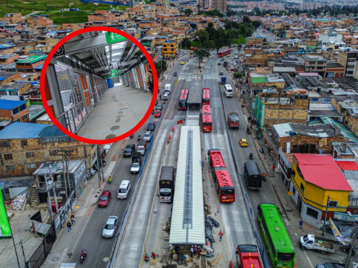 El IDU entregó la ampliación de la estación Socorro de TransMilenio en Bogotá