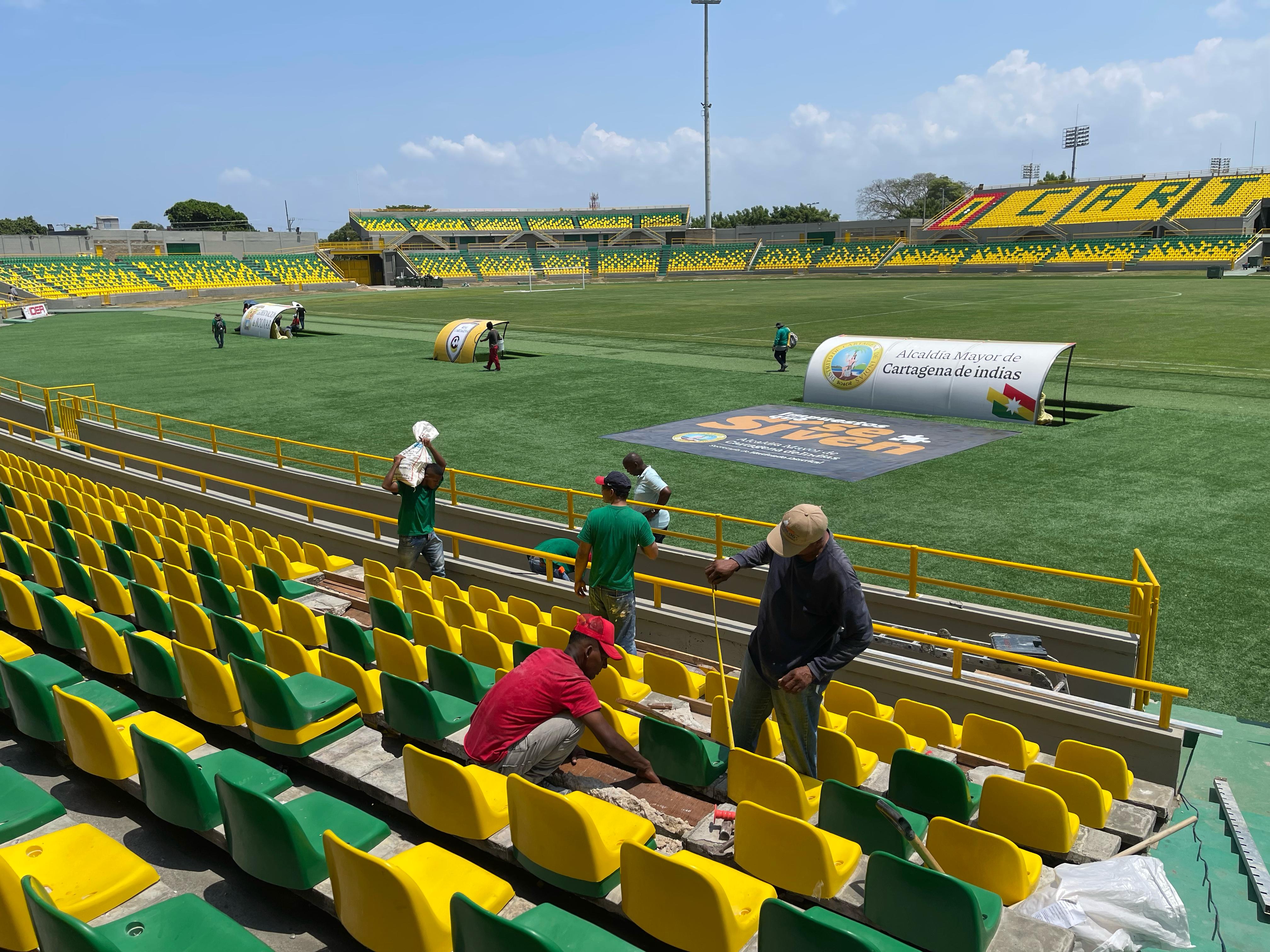 Obras en el estadio Jaime Morón brindaron empleo a cerca de 100 personas