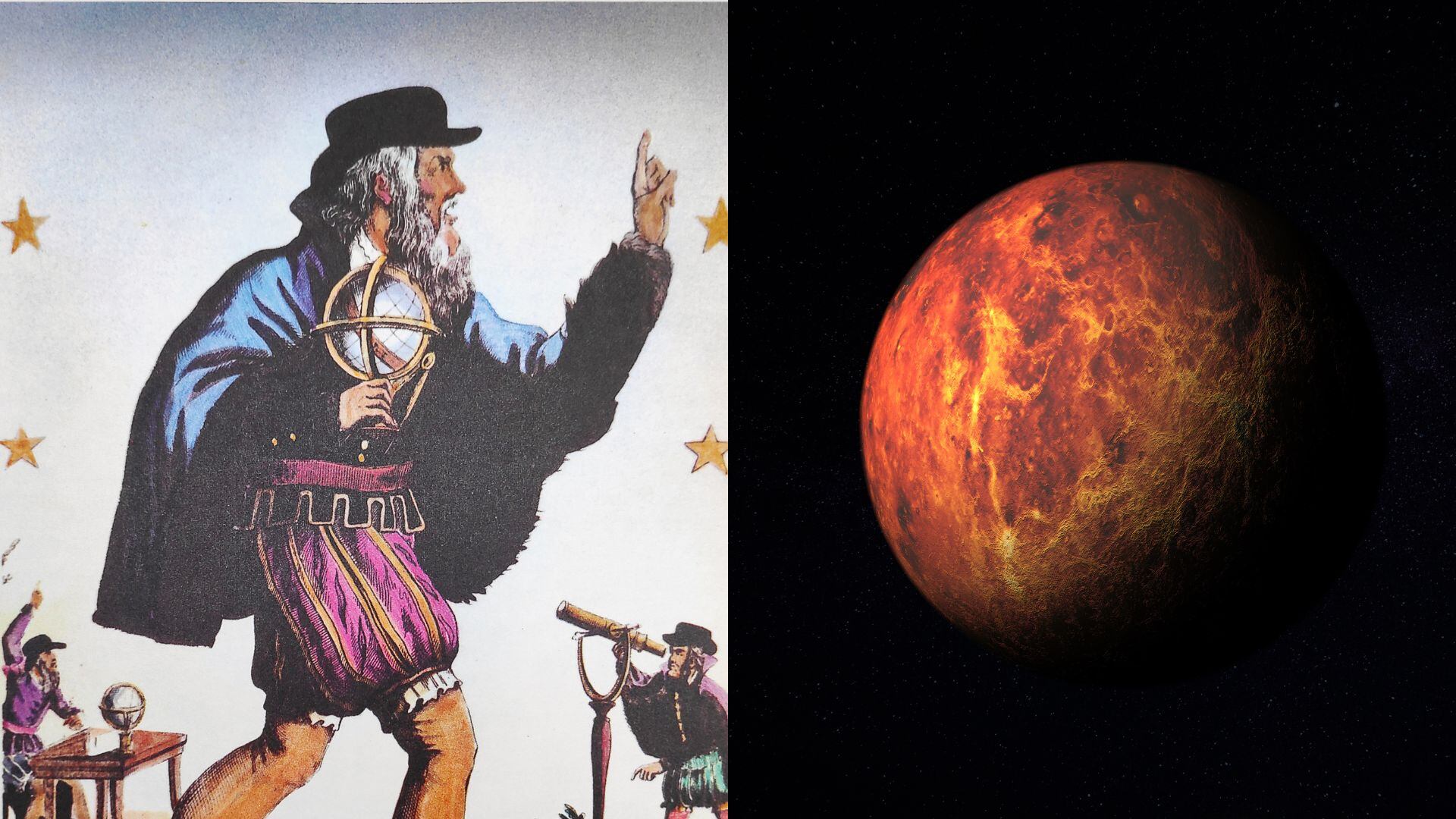 Nostradamus y el planeta Marte. Fotos: Getty Images.