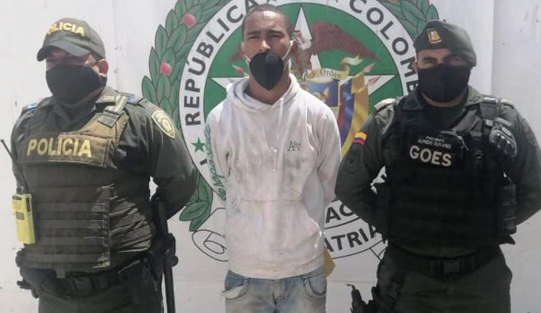 El capturado afronta un proceso penal, por los delitos de lesiones personales y porte ilegal de armas de fuego