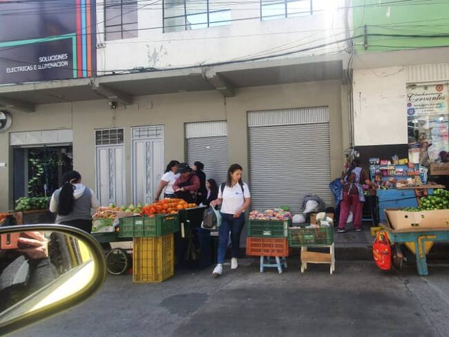 Informalidad afectada fuertemente por el cierre de la Vía Panamericana en Cauca. | Foto: Caracol Pasto