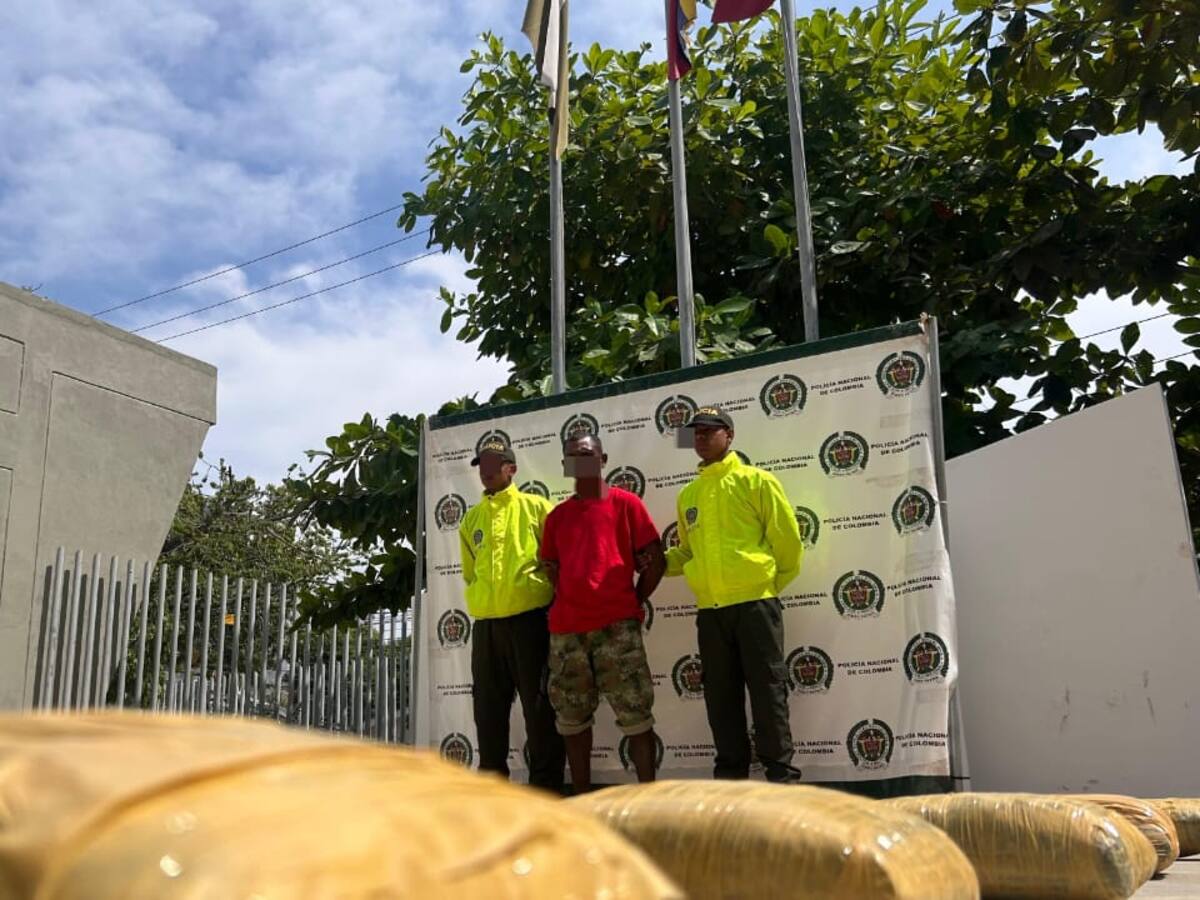 Policía de Cartagena capturó a alias “El Joselito” con más de 50 kilos de marihuana