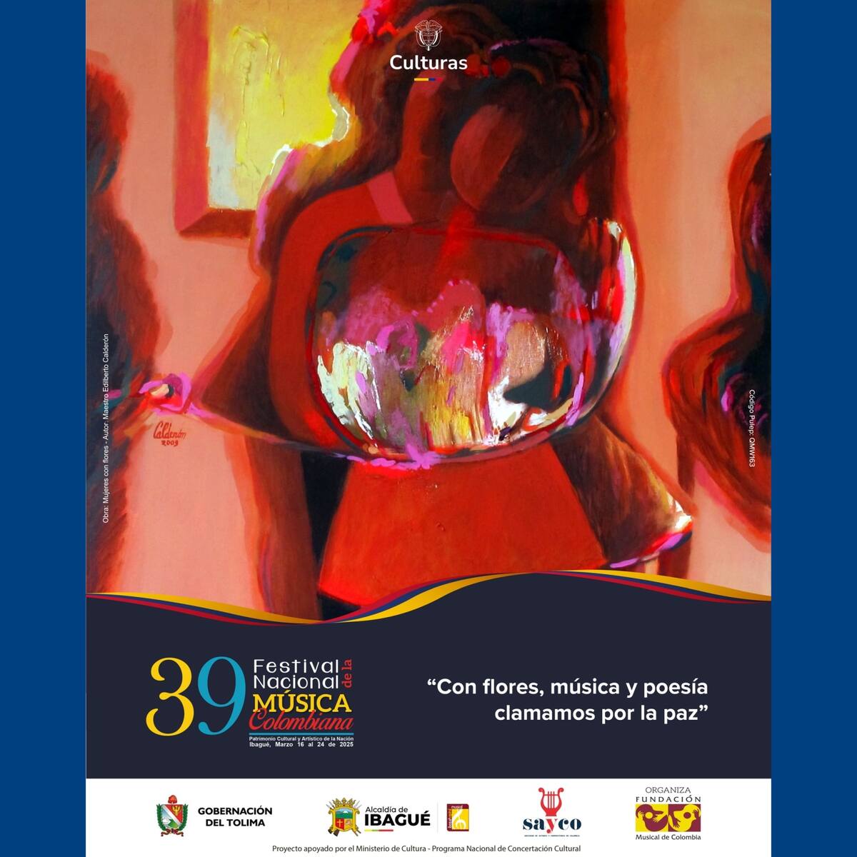 Así será la programación del Festival Nacional de Música Colombiana en Ibagué