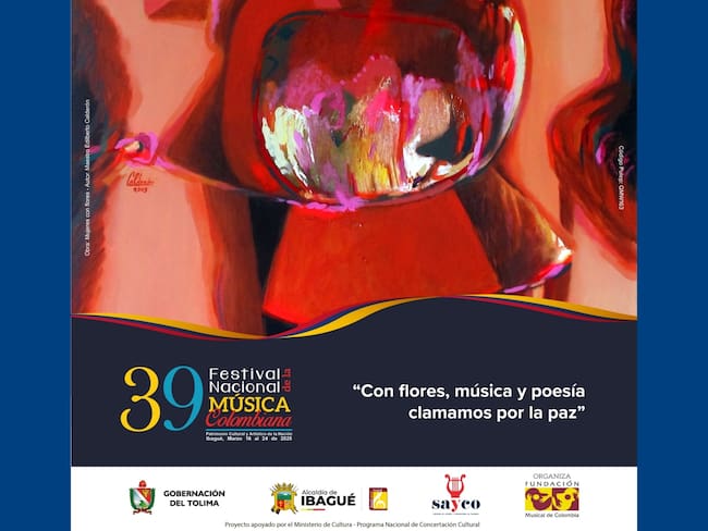 Poster Oficial Festival de la Música Colombiana
