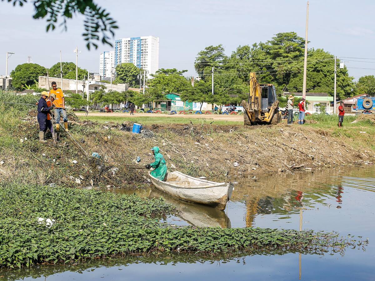 OAGRD monitorea la limpieza y recuperación del segundo tramo del canal Matute en Cartagena