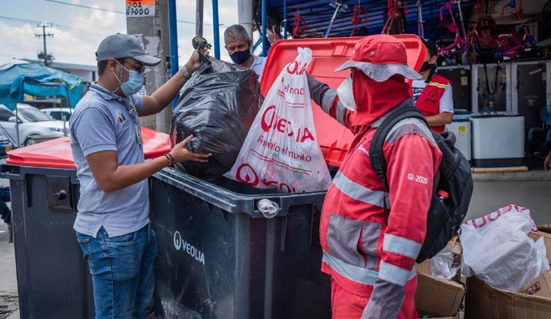 La recolección se concentró en el parqueadero interno, Parque de los Abanicos y en los alrededores del CAI
