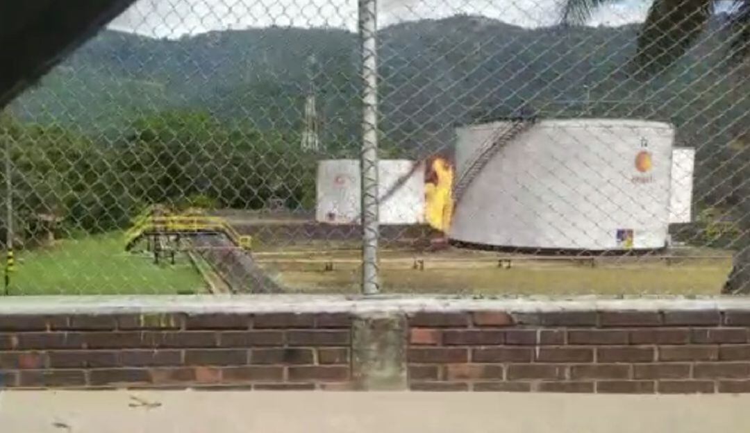 Un incendio causó pánico 