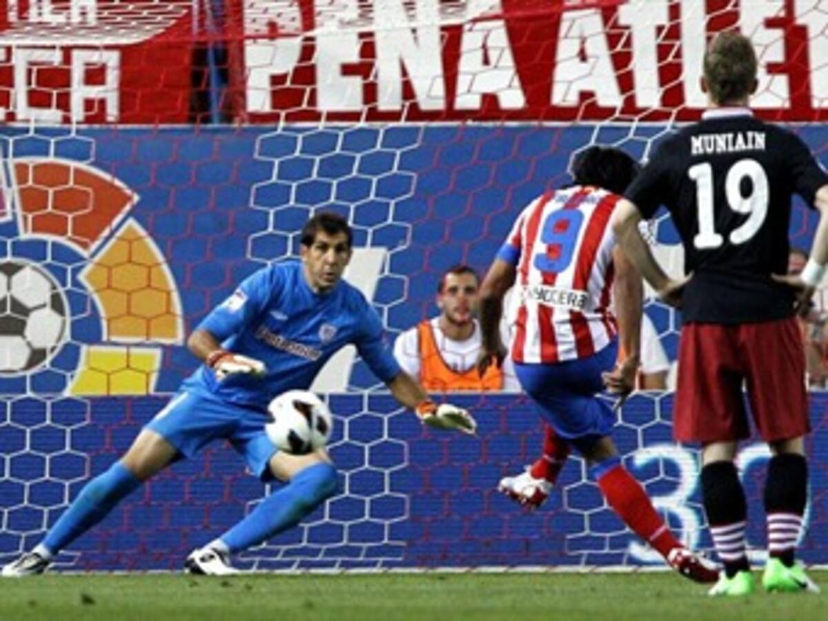 Triplete de Falcao en la goleada de Atlético al Bilbao
