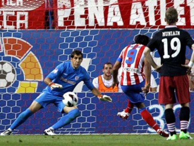 Triplete de Falcao en la goleada de Atlético al Bilbao