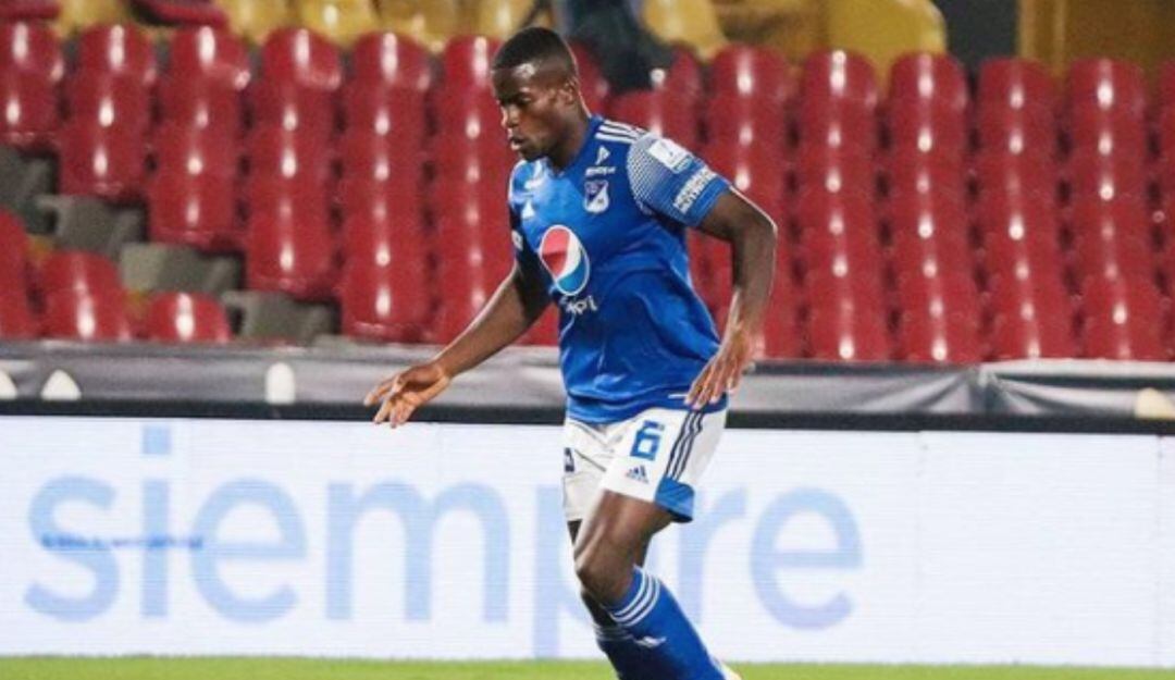 Felipe Román, jugador de Millonarios. 