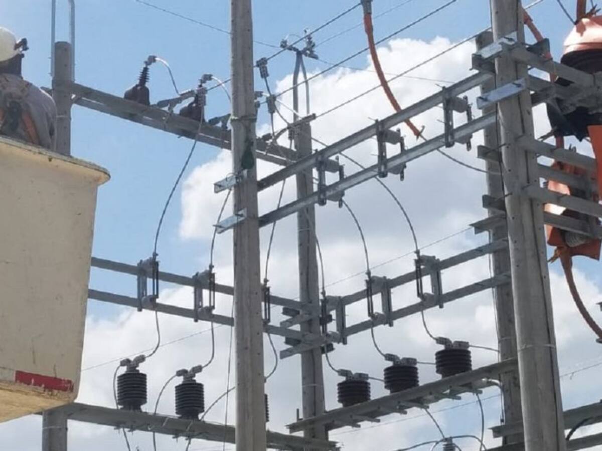 Afinia habilitó nuevo circuito de energía en San Jacinto, Bolívar