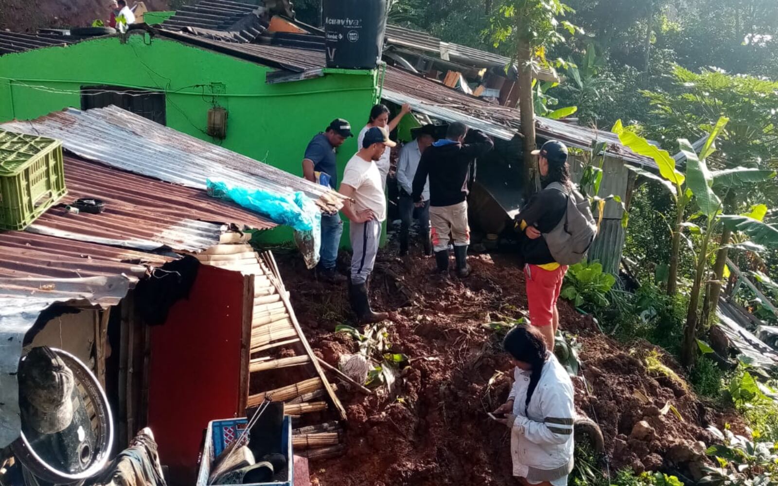 Fotografía suministrada por Bomberos de Victoria, Caldas.