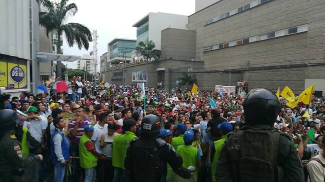 Movilización por Gustavo Petro en Cúcuta