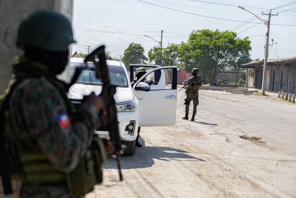Presencia policial en Haití. I Foto: Guerinault Louis/Anadolu via Getty Images.