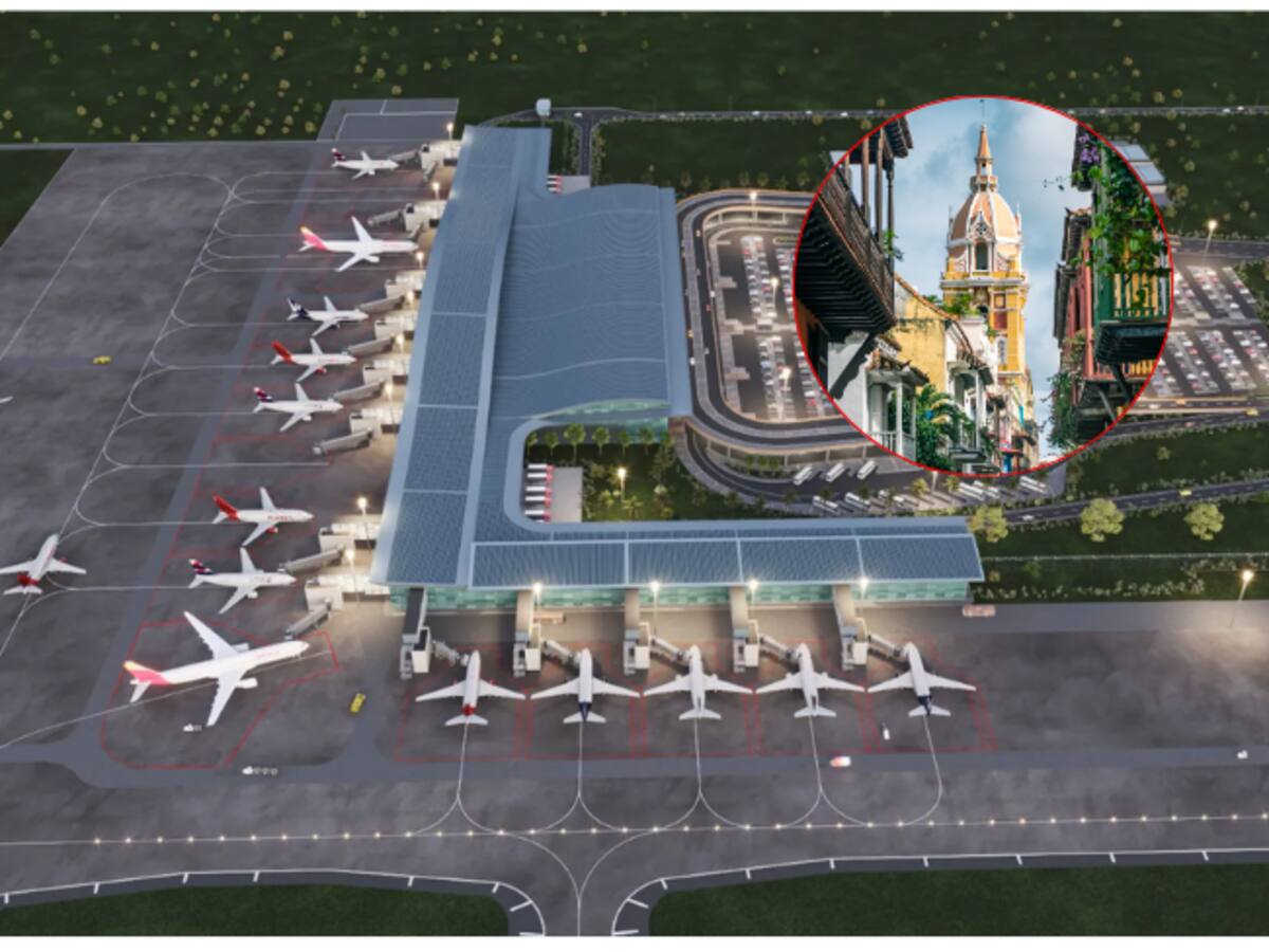 Ampliación del aeropuerto de Cartagena: será cuatro veces más grande con obras