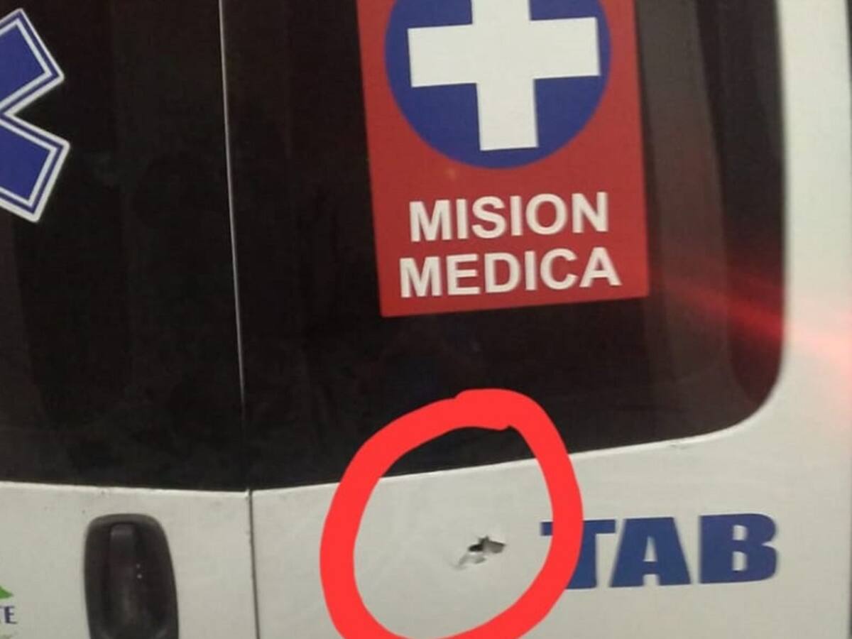 Atacan a una misión médica en la vía Panamericana en Cauca